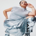 Metallic Sweater image number null