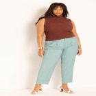 Chunky Sleeveless Turtleneck Sweater image number null