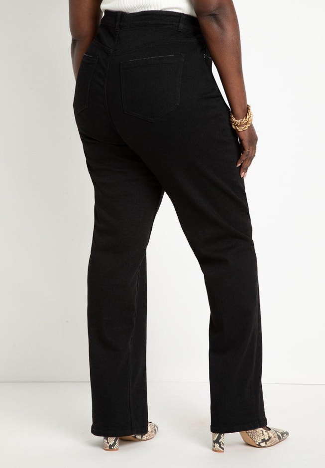 Front Split Hem Jean image number 1