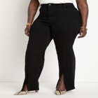 Front Split Hem Jean image number null