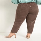 Taper Leg Brown Jean image number null