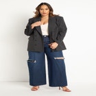 Distressed Wide Leg Jeans image number null