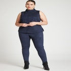 Barkwood x ELOQUII Faux Suede Leggings With Stirrups image number null