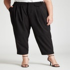 Barkwood x ELOQUII Faux Suede Trousers With Pocket Details image number null