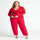 Pintuck Straight Leg Trouser image number null