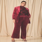 Flare Leg Tuxedo Trouser image number null