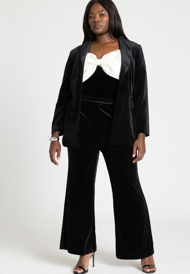 Flare Leg Tuxedo Trouser image number 2