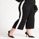 Cropped Side Stripe Pant image number null