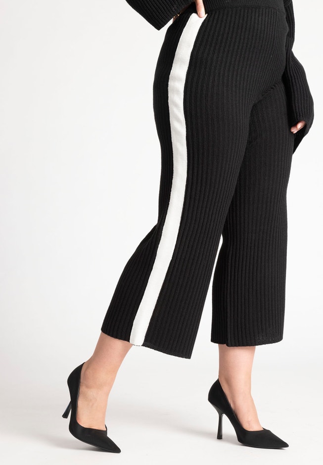 Cropped Side Stripe Pant image number 1