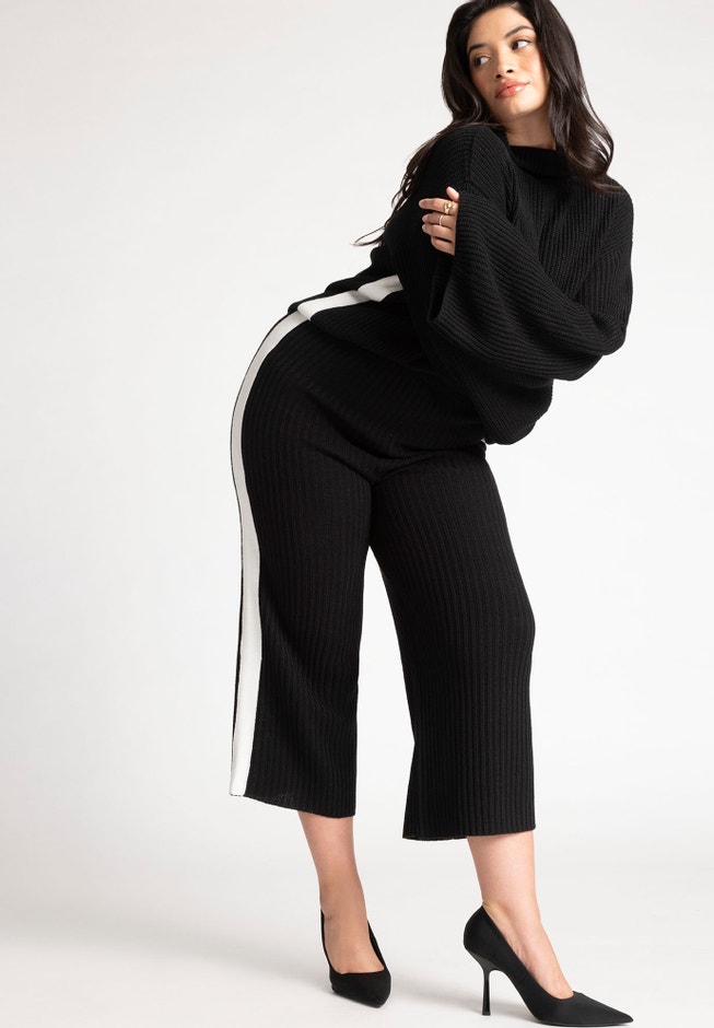Cropped Side Stripe Pant image number 3