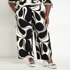 Printed Wide Leg Pant image number null