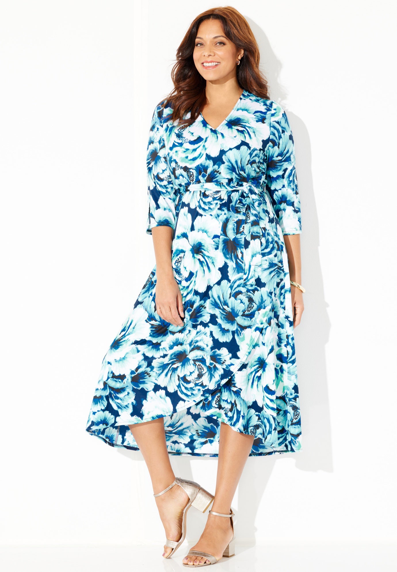 Easy Faux Wrap Dress image number 0