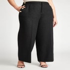 Button Detail Tweed Trouser image number null