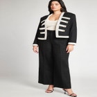 Button Detail Tweed Trouser image number null