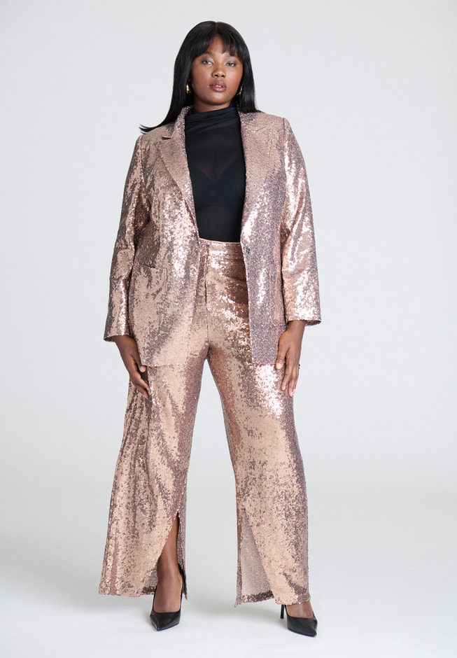 Sequin Trouser image number null