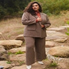 Pleated Wide Leg Pant image number null