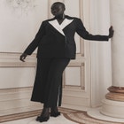 Wide Leg Floor Length Trouser image number null