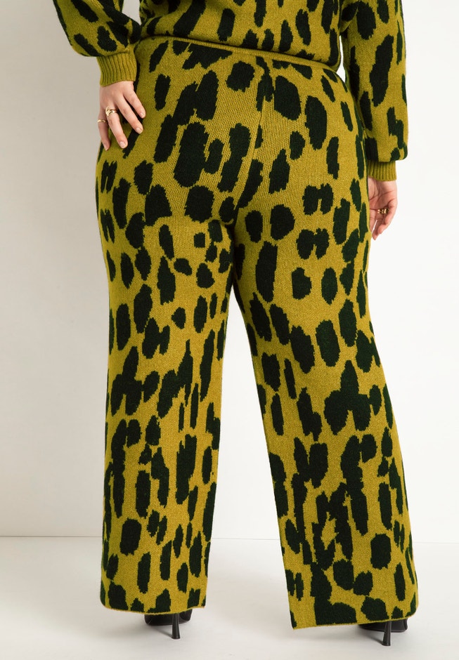 Intarsia Sweater Pant image number null