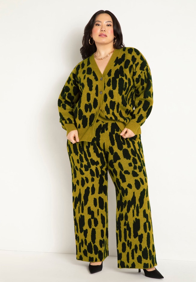 Intarsia Sweater Pant image number null