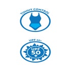 Scoop-Neck Blouson Tummy Control Two-Piece Swim Set image number null