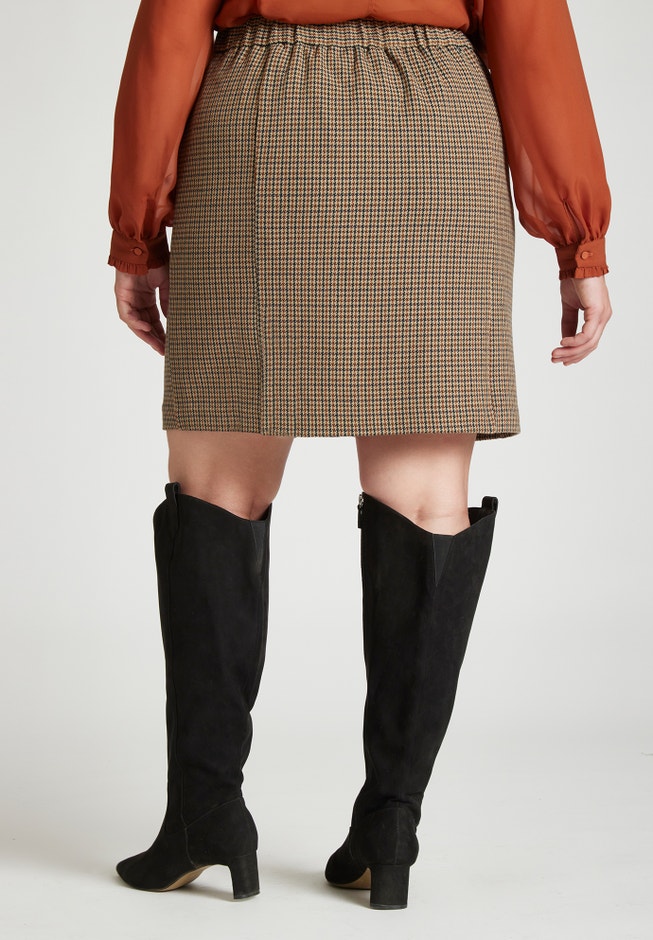 Button Up Mini Skirt image number null