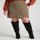 Button Up Mini Skirt image number null