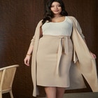 Tie Waist Midi Skirt image number null