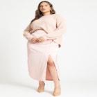 Satin Slit Skirt image number null