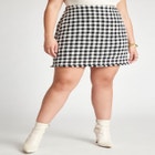 Houndstooth Mini Skirt image number null