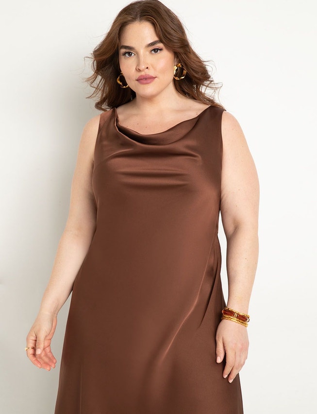 Cowl Neck Dress image number 1