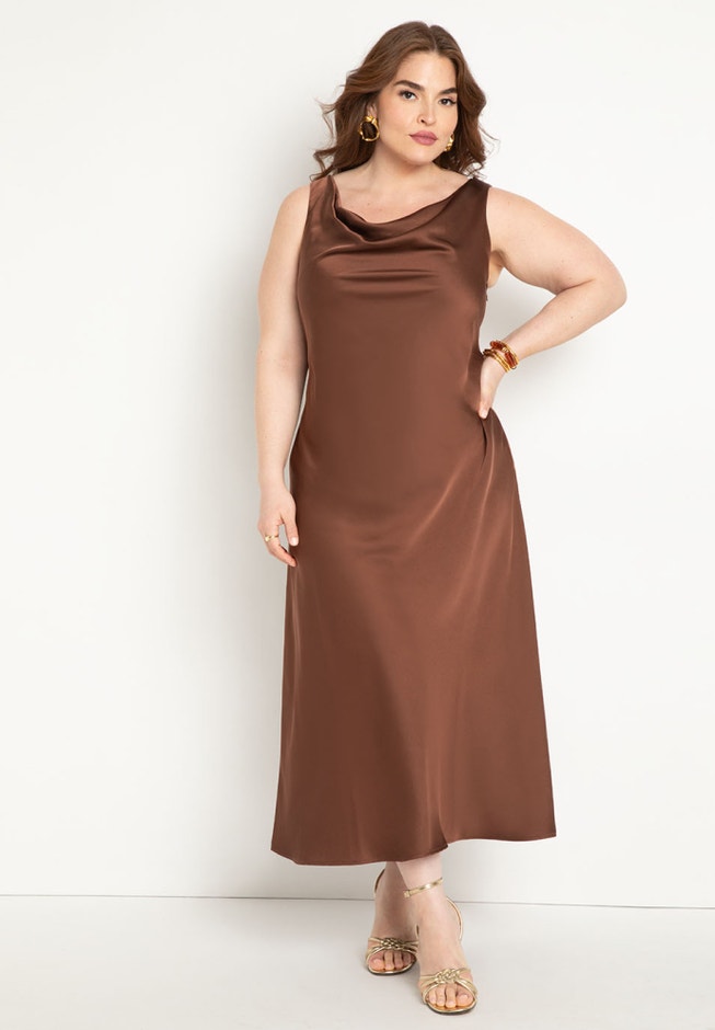 Cowl Neck Dress image number 0