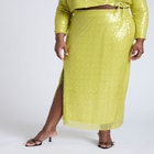 Sequin Column Midi Skirt  image number null