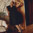 Asymmetrical Trench Dress image number null