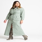 Fitted Twill Dress image number null