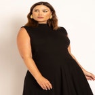 Asymmetrical Hem Jersey Dress image number null