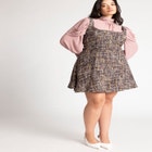 Flare Tweed Mini Jumper image number null