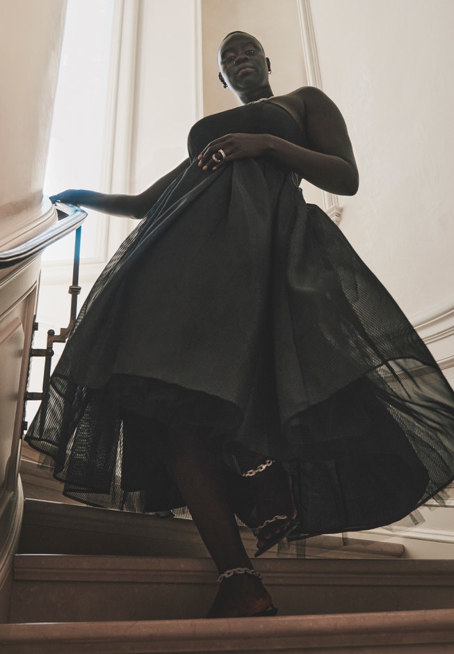 Strapless Crinoline Dress image number 0