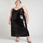 Sequin Slip Dress image number null
