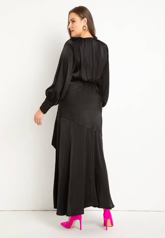 Satin Maxi Dress image number 2