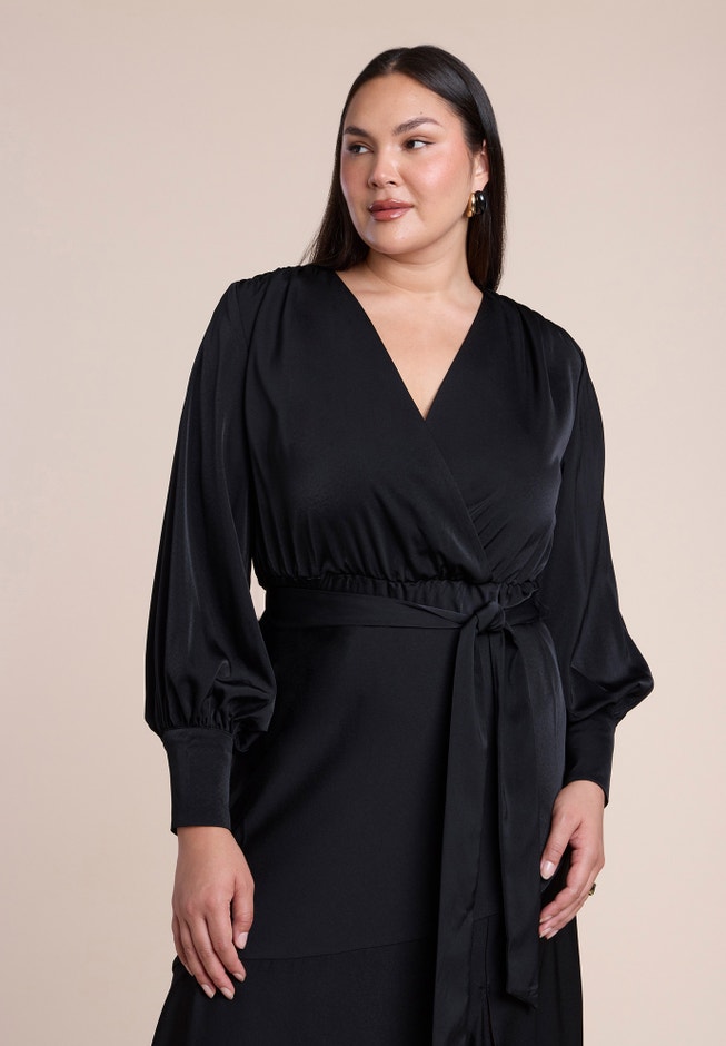 Satin Maxi Dress image number 3
