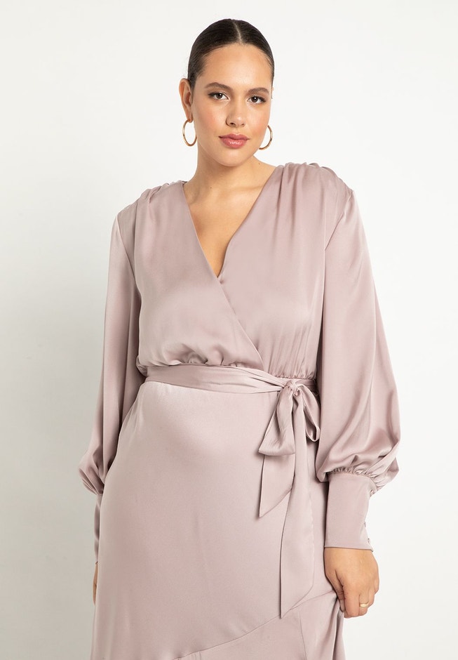 Satin Maxi Dress image number 1