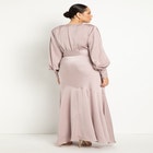 Satin Maxi Dress image number null