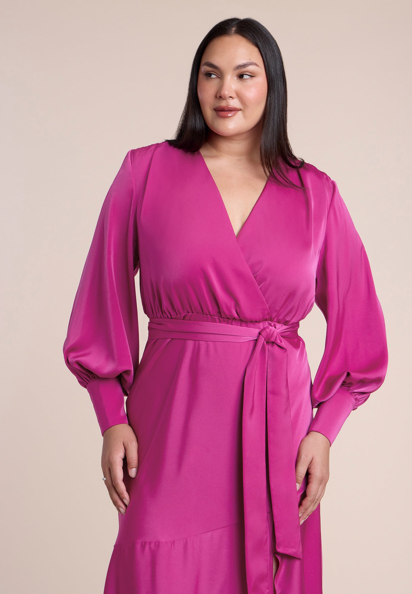Satin Maxi Dress image number 3