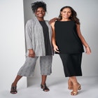 Stretch Knit Open Front Knit Topper image number null