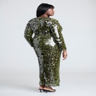 Paillette Sequin Maxi Dress image number null