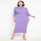 Twist Detail Ribbed Dress image number null