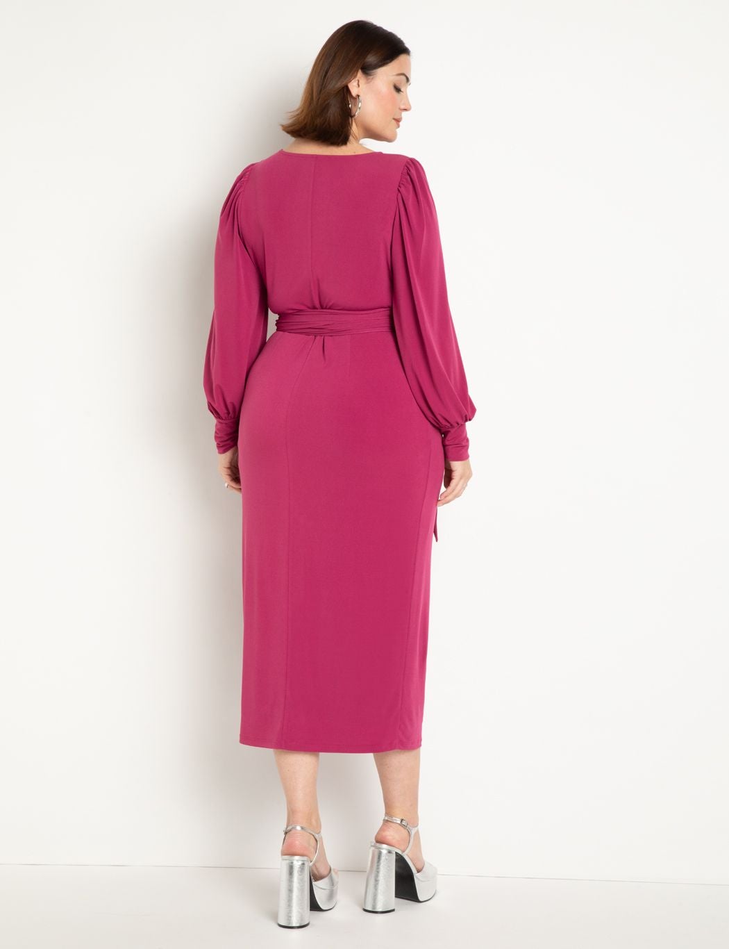 Cross Front Midi Dress image number 2
