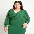 Cross Front Midi Dress image number null