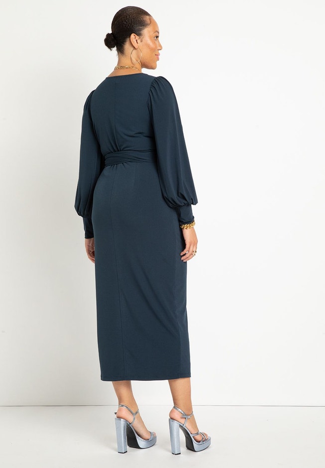 Cross Front Midi Dress image number 2