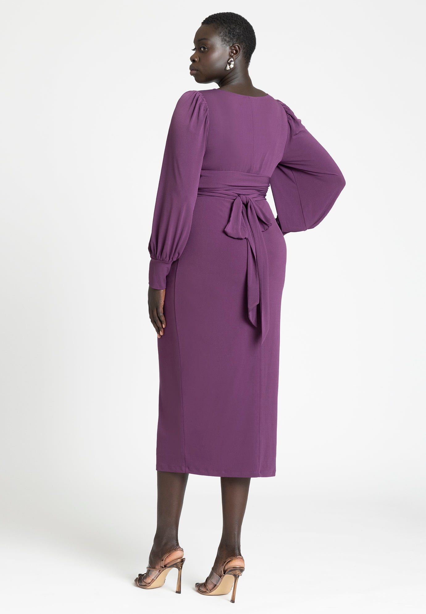Cross Front Midi Dress image number 1